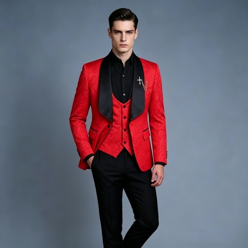 Men's Pink & White Slim Fit Th - Men Formal Wear Pink review and price