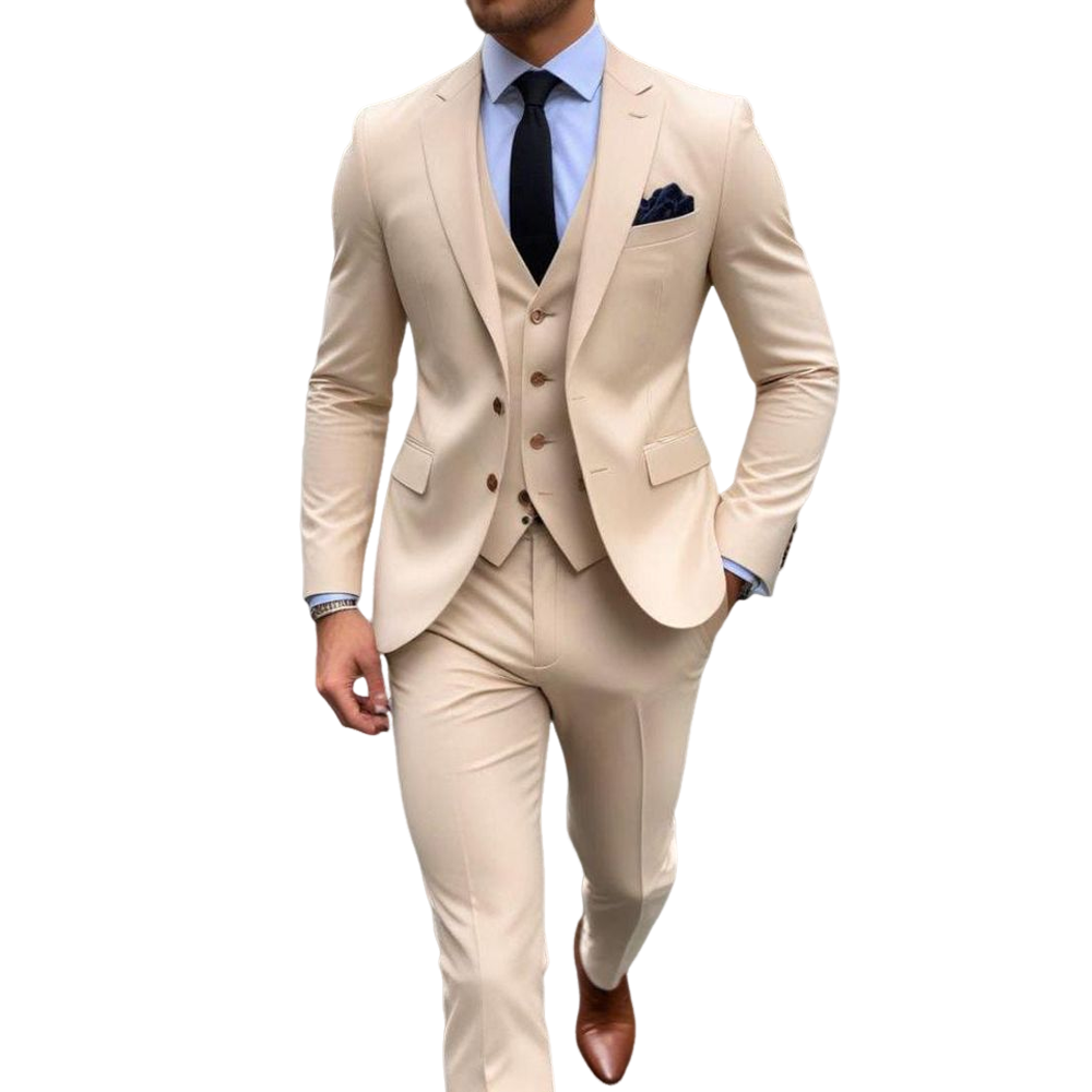 Pink 3 Piece Men's Suits For W - Men Formal Wear Pink review and price