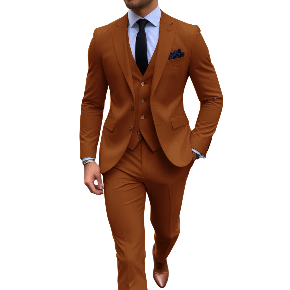 Pink 3 Piece Men's Suits For W - Men Formal Wear Pink review and price