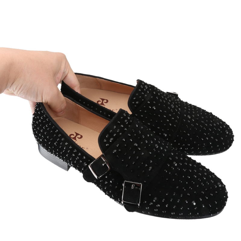 Piergitar New Black Suede Men  - Men'S Style Formal Wear review and price