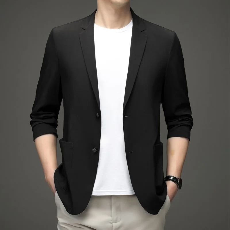New Summer Men Thin Blazers Bu - Men Formal Wear For Summer review and price
