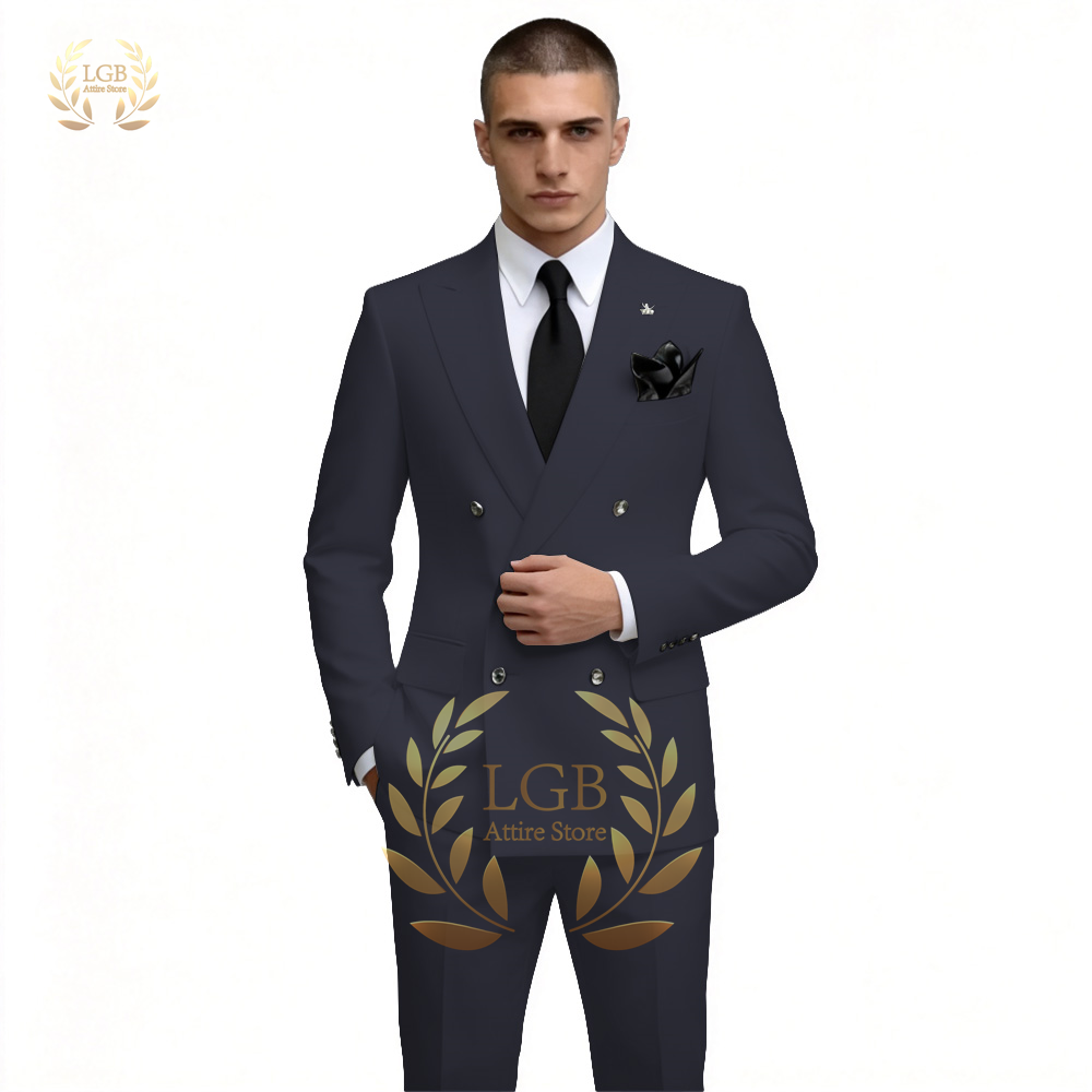 Men's White Double Breasted Su - Men Formal Wear For Dinner review and price