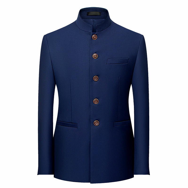 2026 Men's Chinese Style Long  - Men Formal Wear With Coat review and price