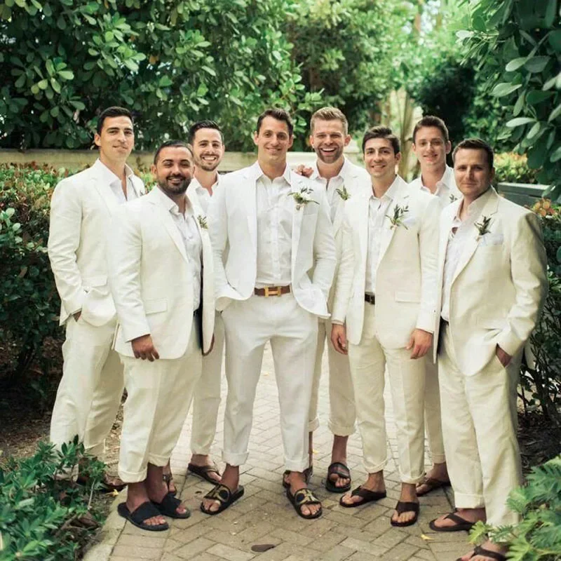 Linen Wedding Tuxedo For Men S - Men Formal Wear For Summer review and price