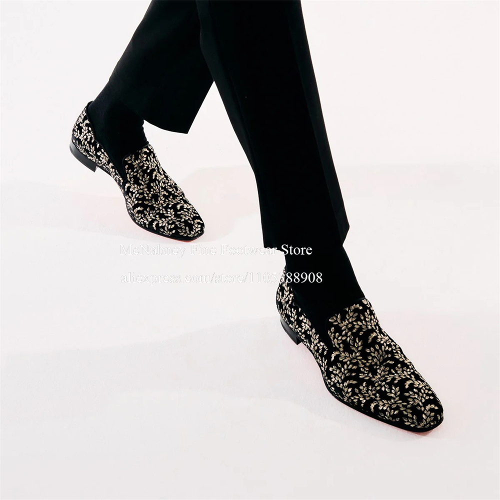 Black Silk Velvet Slip On Loaf - Men Formal Party Wear Dress review and price