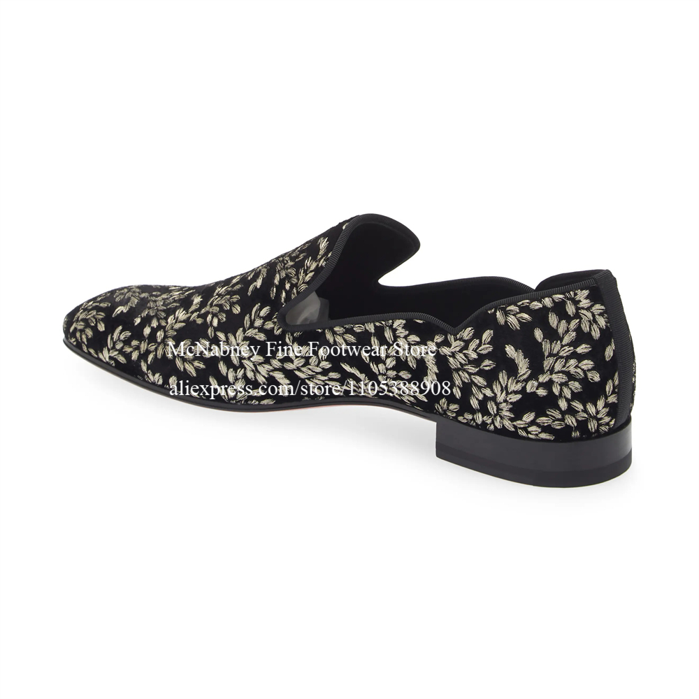 Black Silk Velvet Slip On Loaf - Men Formal Party Wear Dress review and price