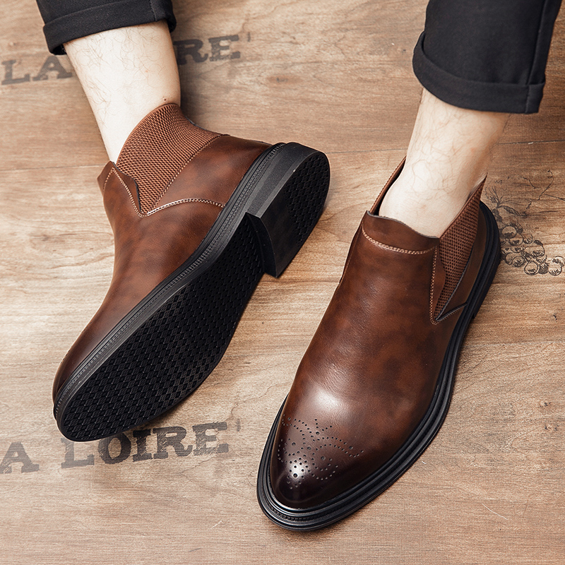 High-top leather shoes are ver - Men'S Style Formal Wear review and price