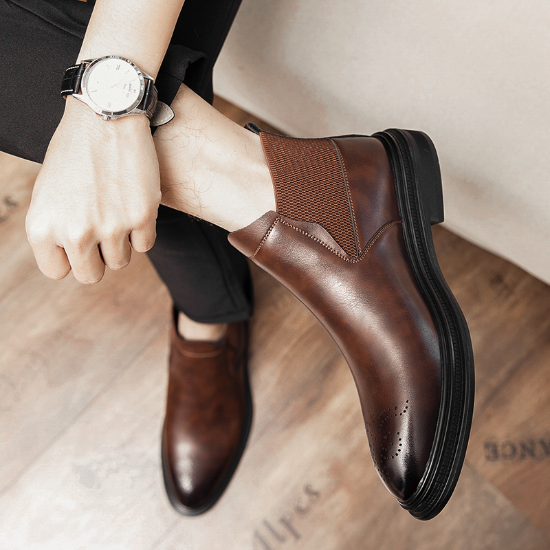 High-top leather shoes are ver - Men'S Style Formal Wear review and price