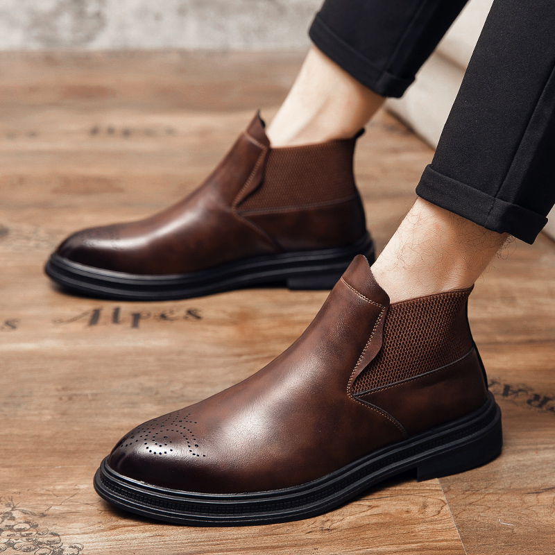 High-top leather shoes are ver - Men'S Style Formal Wear review and price
