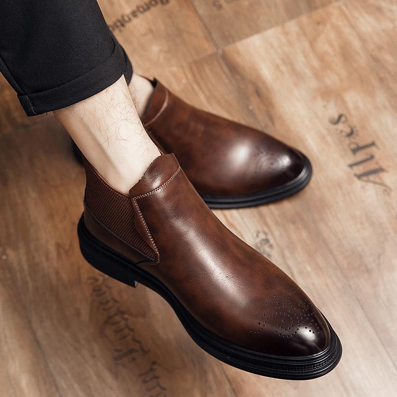 High-top leather shoes are ver - Men'S Style Formal Wear review and price