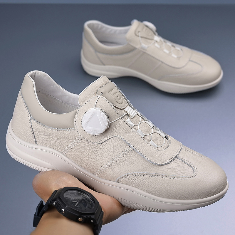 Trendy Leather Shoes Men Casua - Men Formal Wear With Sneakers review and price