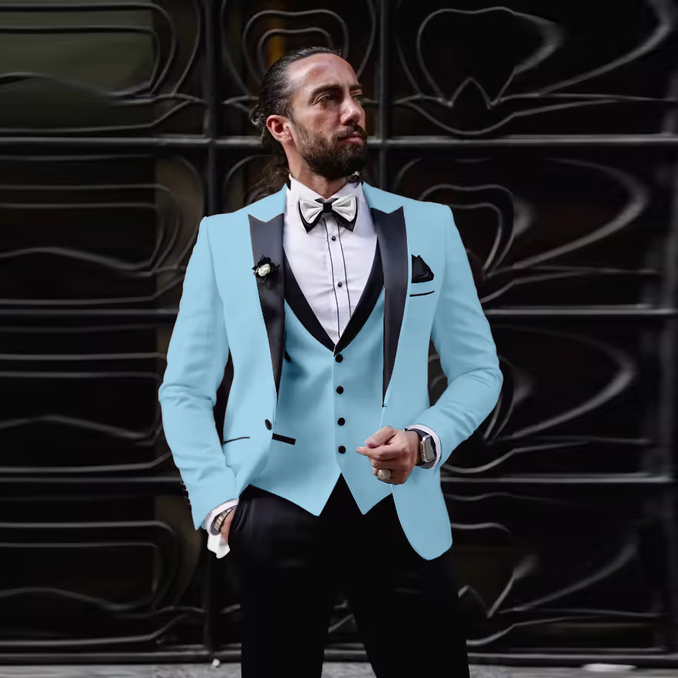 Men's Slim Fit 3 Piece Tuxedo  - Men Formal Wear For Dinner review and price