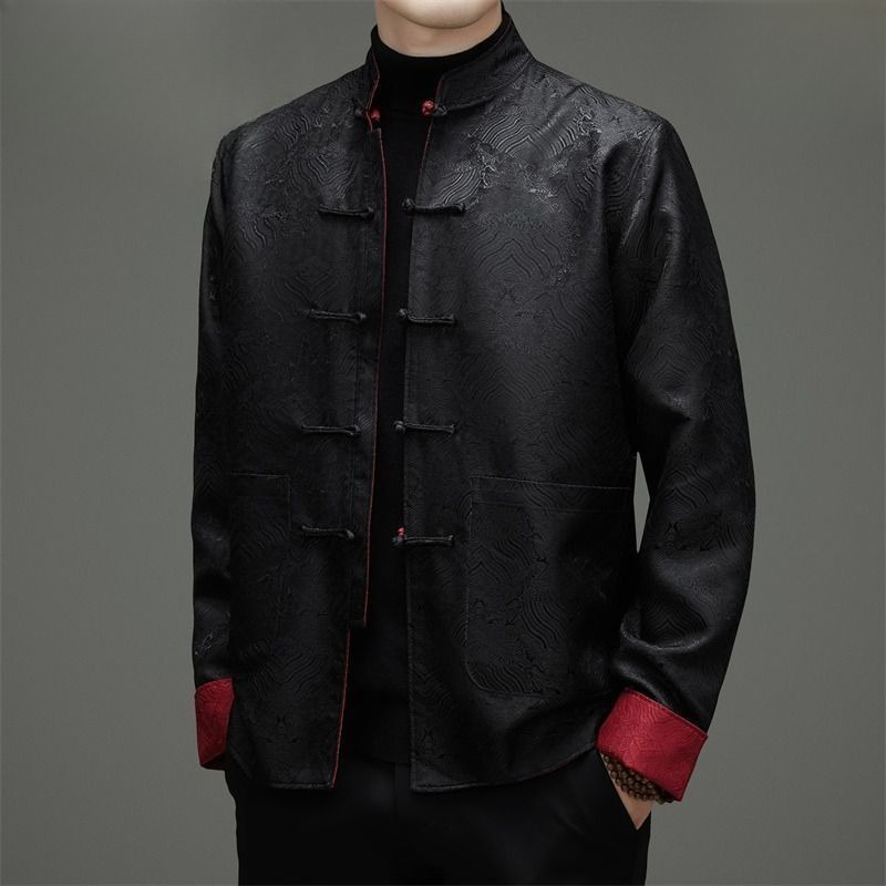 Tang-style Men Long-sleeved Do - Men'S Style Formal Wear review and price