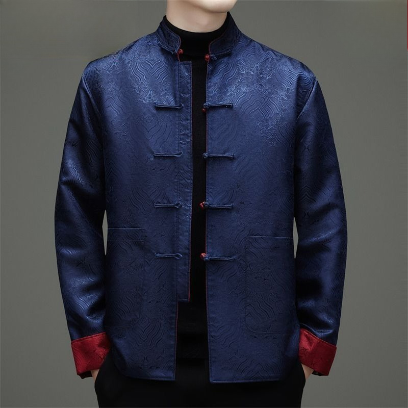 Tang-style Men Long-sleeved Do - Men'S Style Formal Wear review and price