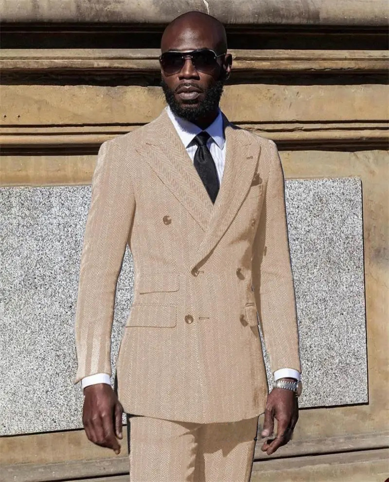 Herringbone Suits for Men Groo - Men Formal Wear Pink review and price