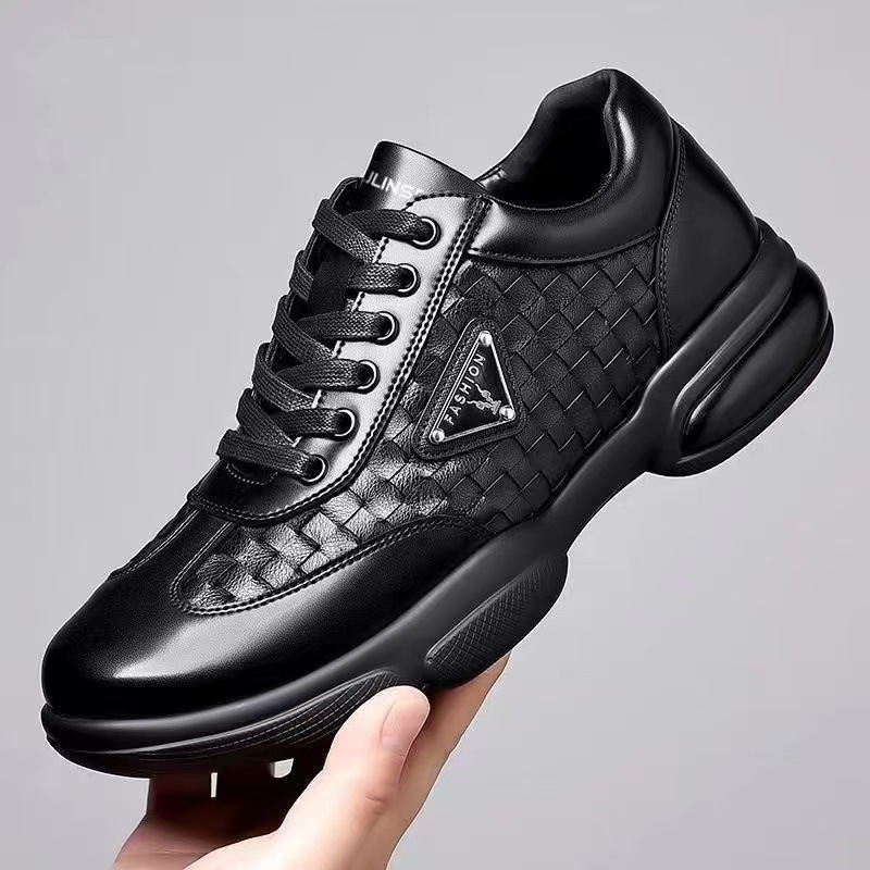 New Men Leather Shoes Platform - Men Formal Wear With Sneakers review and price