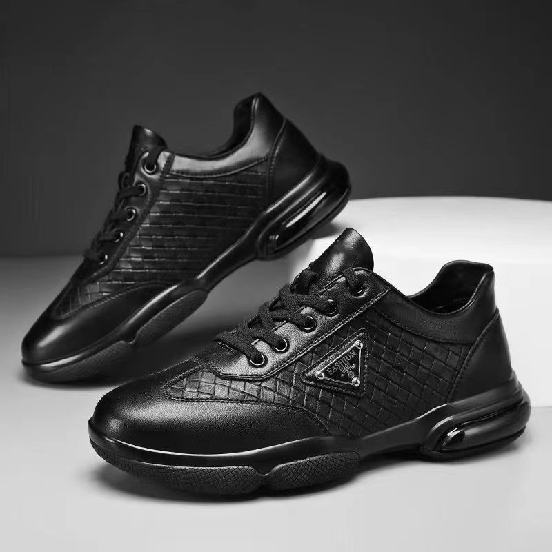 New Men Leather Shoes Platform - Men Formal Wear With Sneakers review and price