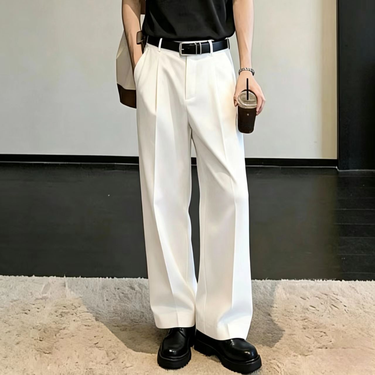 Mens 2026 Summer Thin White Tr - Men Formal Wear For Summer review and price